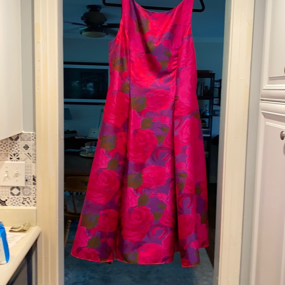 Beautiful mid calf length dress. Adrianna Papell!